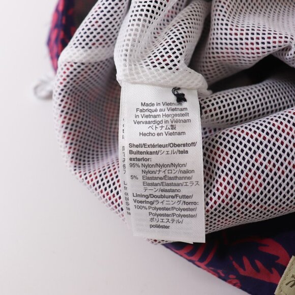 J. Crew 9 Inch Stretch Eco Board Short in Vines Print Purple Pink Palm Leaf 33 - Picture 7 of 8